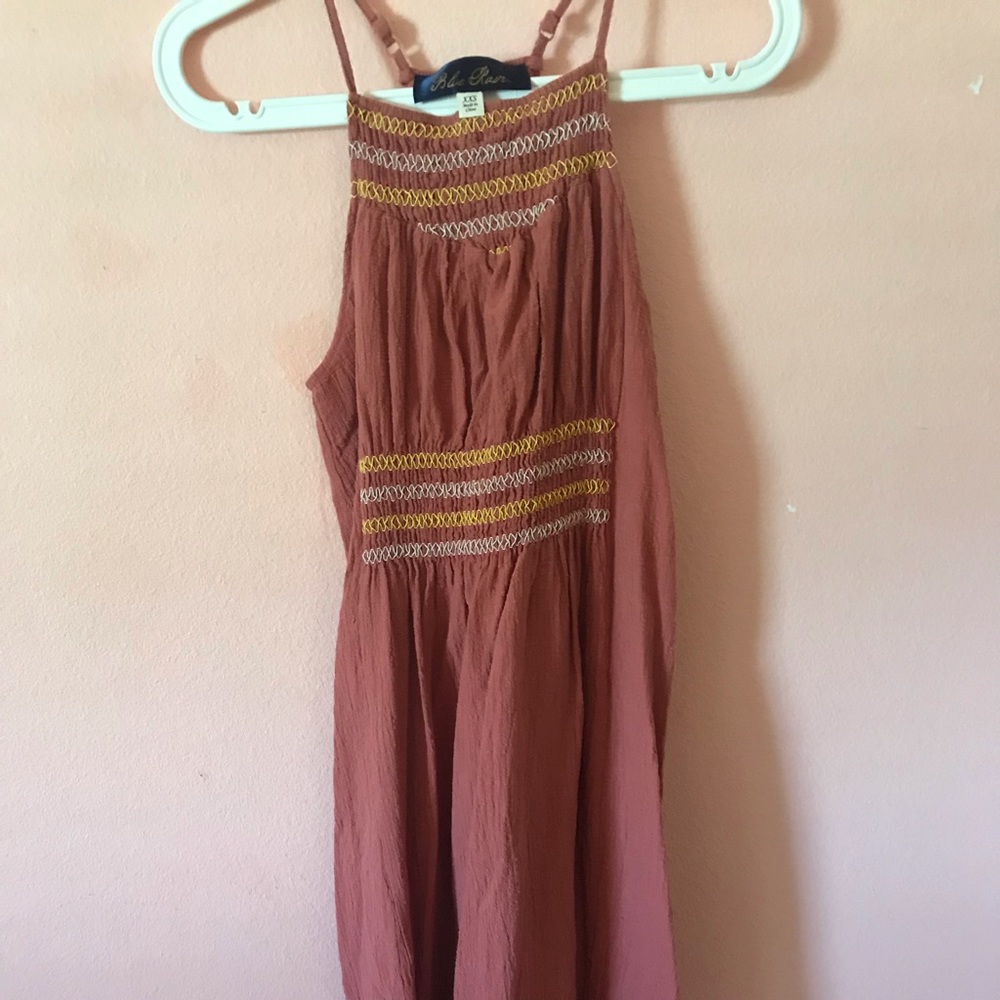 Embroidered Midi Dress